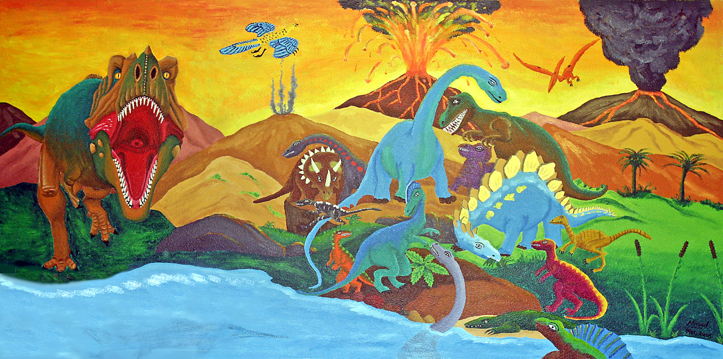 The Dino Days Mural 